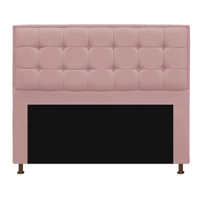 Cabeceira Copenhague 160cm Queen Size Suede Rosê