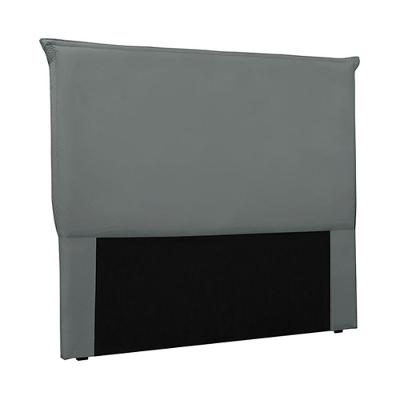 Cabeceira King Size 1,95m Trento Veludo Cinza Gran Belo