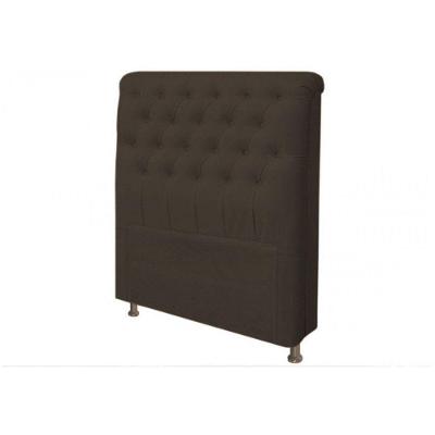 Cabeceira Paris Box Solteiro 90cm Corino corino Marrom