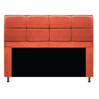 Cabeceira Munique 160cm Queen Size Suede Terracota Adj Decor