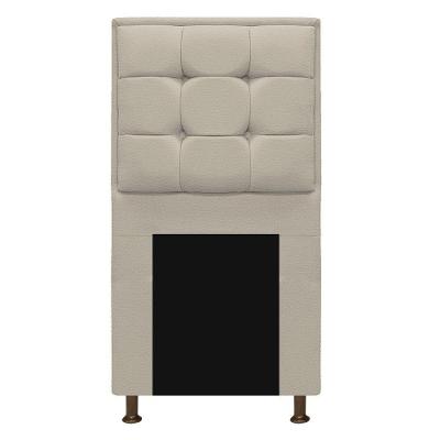 Cabeceira Copenhague 90cm Solteiro Corano Bege