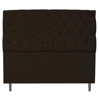 Cabeceira Estofada Liverpool 195cm King Corano Marrom