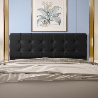 Cabeceira Casal 1,95m Atenas Suede Preto Dal Poz Estofados