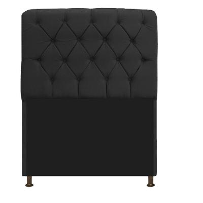 Cabeceira Estofada Lady 90cm Solteiro c/ Capitone Suede