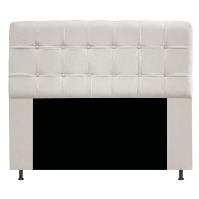 Cabeceira Estofada Mel 195 Cm King Size Suede Bege