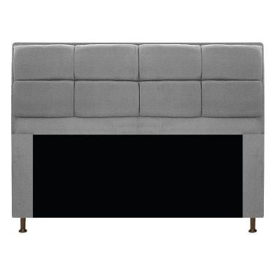 Cabeceira Munique 140cm Casal Corano Cinza Adj Decor