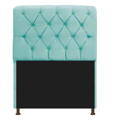 Cabeceira Estofada Lady 90cm Solteiro c/ Capitone Suede