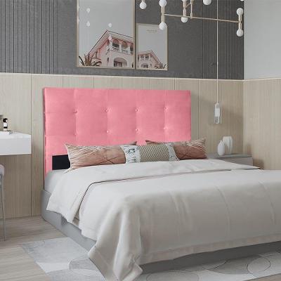 Cabeceira Berlim 1,40 Cm Para Cama Box Casal Suede Rose