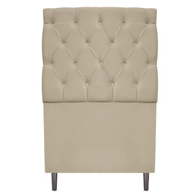Cabeceira Estofada Liverpool 90 Cm Corano Bege Adj Decor