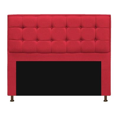 Cabeceira Copenhague 160cm Queen Size Suede Vermelho