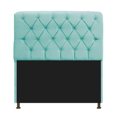 Cabeceira Estofada Lady 140cm Solteiro c/ Capitone Suede