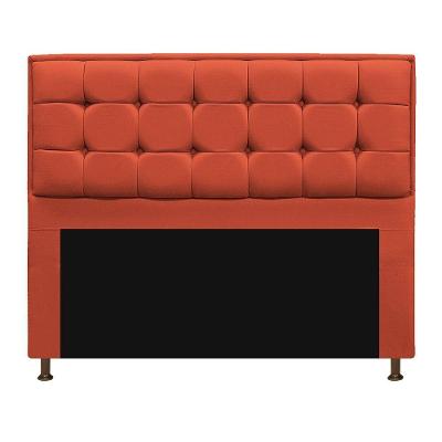 Cabeceira Copenhague 195cm King Size Suede Terracota
