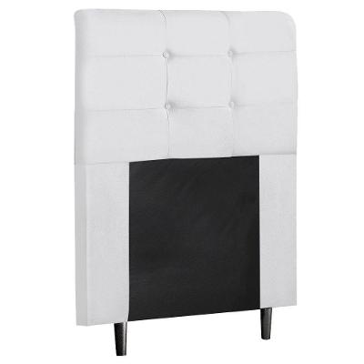 Cabeceira de Solteiro 90cm Luna I02 Corano Branco Mpozenato
