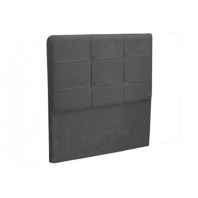 Cabeceira Cama Box Solteiro 90cm London Cinza