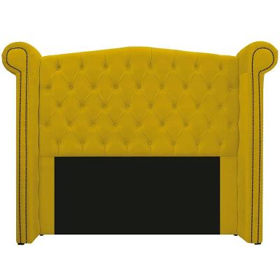 Cabeceira Estofada Veneza 195 Cm King Size Suede