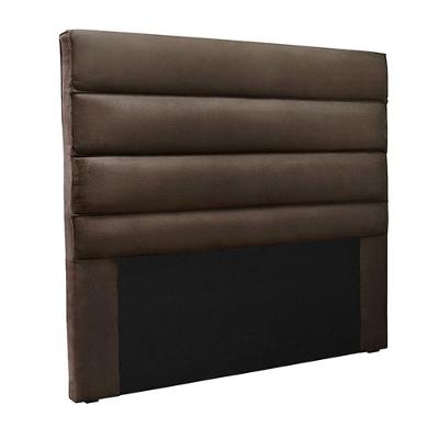 Cabeceira King Size 1,95m Guess Veludo Marrom Gran Belo