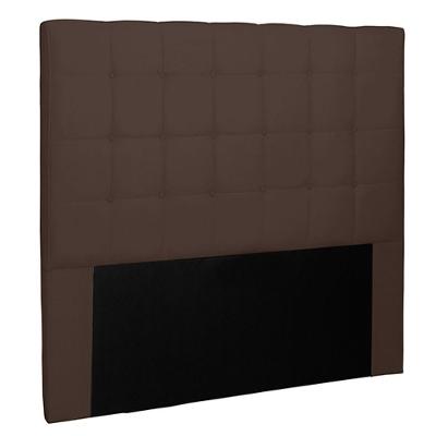 Cabeceira Queen Size 1,60m Tropea Suede Café - Gran Belo