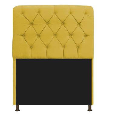 Cabeceira Estofada Lady 90cm Solteiro c/ Capitone Suede