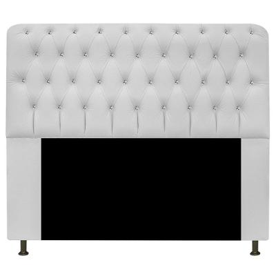 Cabeceira Estofada Lady Com Strass 160cm Queen Size Corano