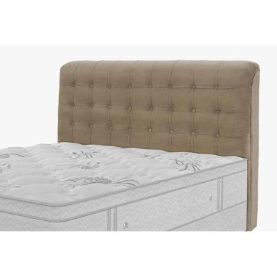 Cabeceira Dama 1,60 Cm Para Cama Box Queen Suede Bege