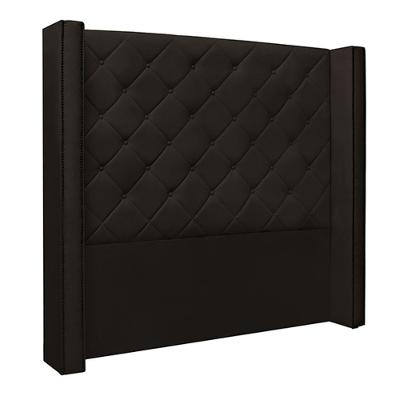 Cabeceira Queen Size 1,84m Loewe Pu Marrom - Gran Belo