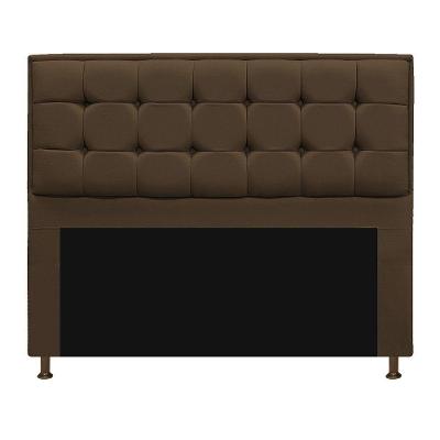 Cabeceira Copenhague 160cm Queen Size Suede Marrom
