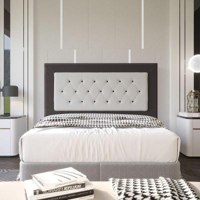 Cabeceira Casal 1,60m Havana Suede Marrom Dal Poz Estofados