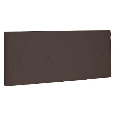 Cabeceira Painel Queen 1,60m Aquilla Suede Marrom Café