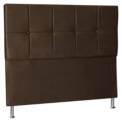 Cabeceira Queen 1,60m Lisboa Suede Marrom
