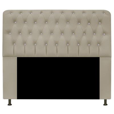 Cabeceira Estofada Lady Com Strass 160cm Queen Size Corano