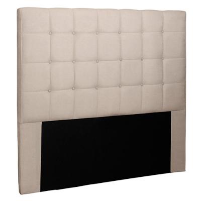 Cabeceira Queen Size 1,60m Tropea Suede Bege - Gran Belo