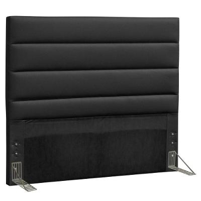Cabeceira Quarto Casal Queen Greta 160cm Corano Preto