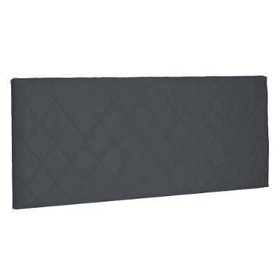 Cabeceira Painel Queen 1,60m Esmeralda Suede Cinza