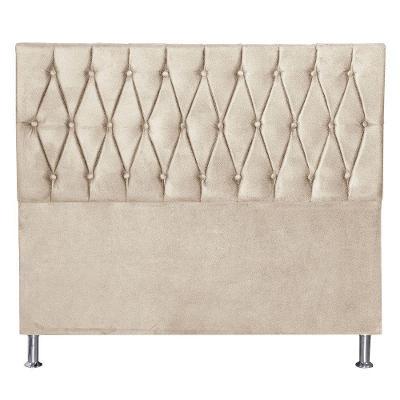 Cabeceira Solteiro 0,90m Paris Suede Bege