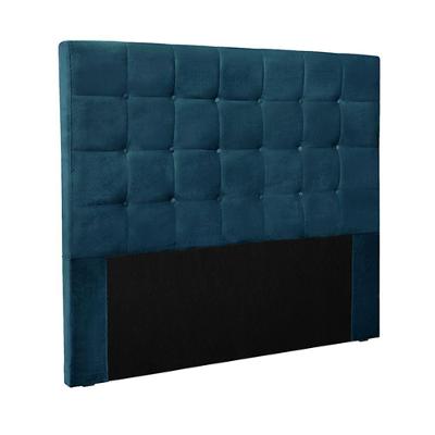 Cabeceira King Size 1,95m Tropea Veludo Azul Gran Belo
