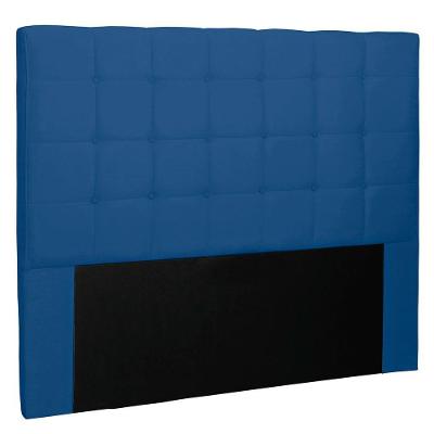 Cabeceira Queen 1,60m Verona Suede Azul Marinho