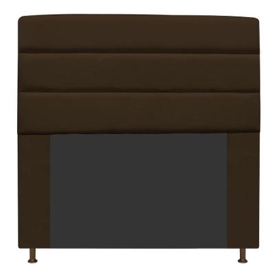 Cabeceira Estofada Turim 140cm Casal Suede Marrom
