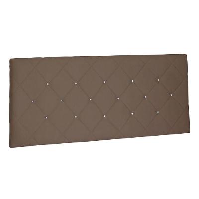 Cabeceira Painel King 1,95m Tânia Suede Caramelo