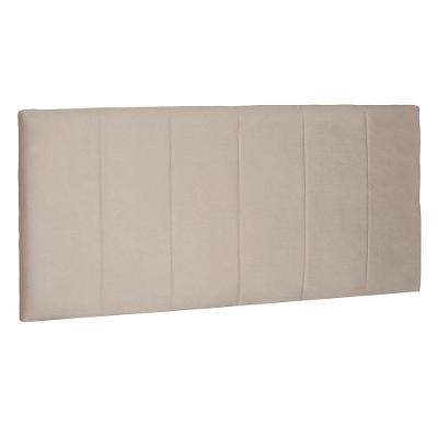 Cabeceira Painel Queen 1,60m Ravenna Suede Bege