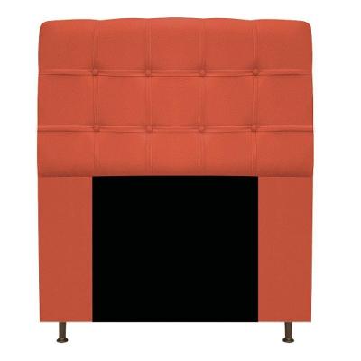 Cabeceira Estofada Mel 90 Cm Solteiro Suede Terracota