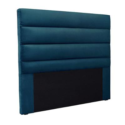 Cabeceira King Size 1,95m Guess Veludo Azul Gran Belo
