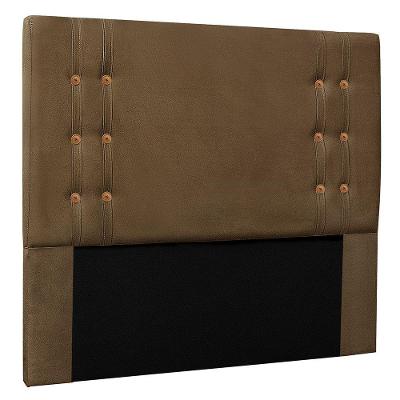 Cabeceira Casal 1,40m Genova Suede Caramelo