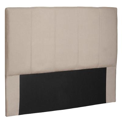 Cabeceira King 1,95m Ravenna Suede Bege