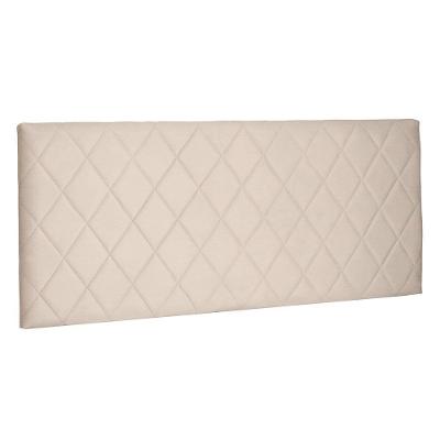Cabeceira Painel Queen 1,60m Esmeralda Suede Bege