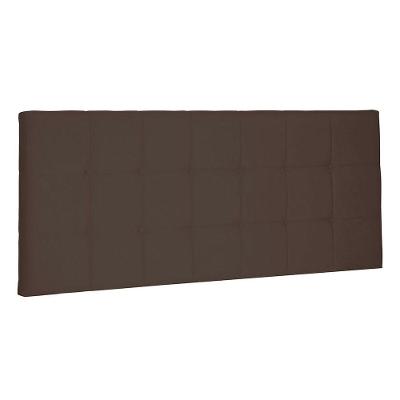 Cabeceira Painel Queen 1,60m Verona Suede Marrom Café
