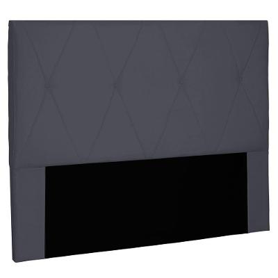 Cabeceira Casal 1,40m Aquilla Suede Cinza
