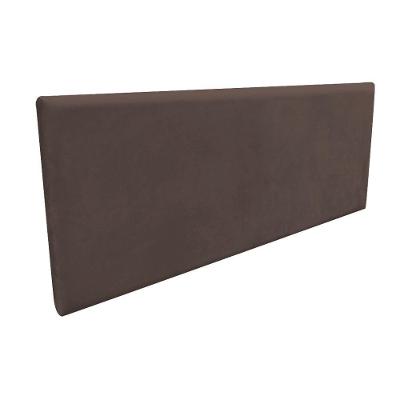 Cabeceira Painel Clean para Cama Box Casal 140 cm Marrom