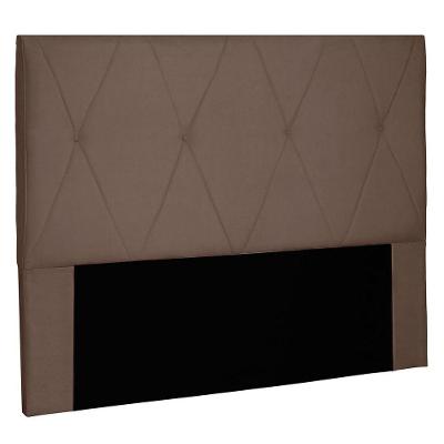 Cabeceira Queen 1,60m Aquilla Suede Caramelo