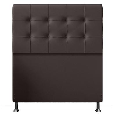 Cabeceira Solteiro 0,90m Atenas Suede Marrom