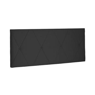 Painel Aquilla Cama Box Casal 140cm Suede preto